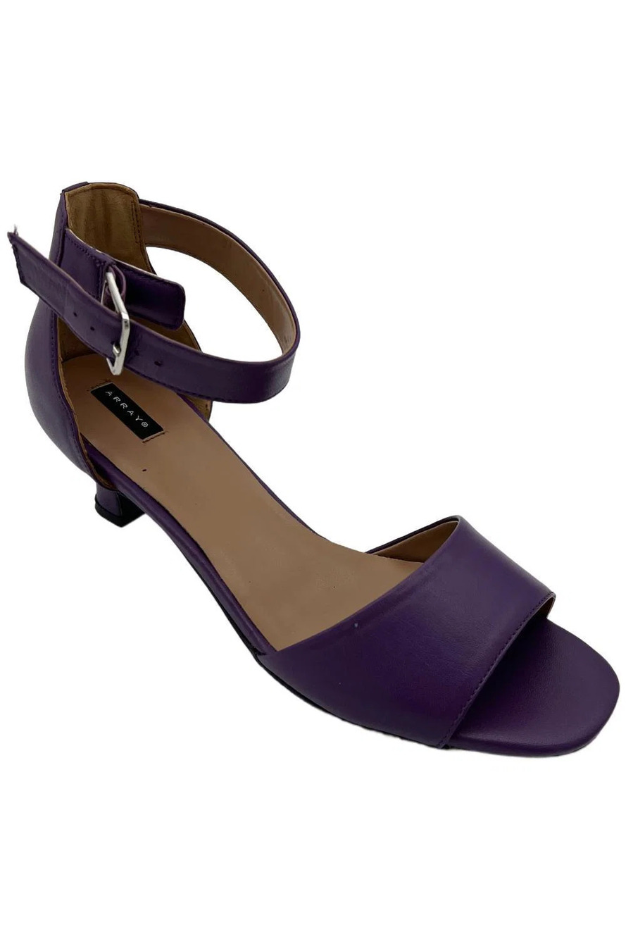Array Women's Praise Kitten Heel Purple - Medium